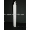 white fluted candle shiped to South Africa- high quality candle